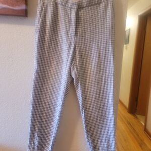 Ann Taylor Women's Black and White Patterned Pants